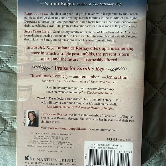 Sarah's Key Book - Picture 2 of 2